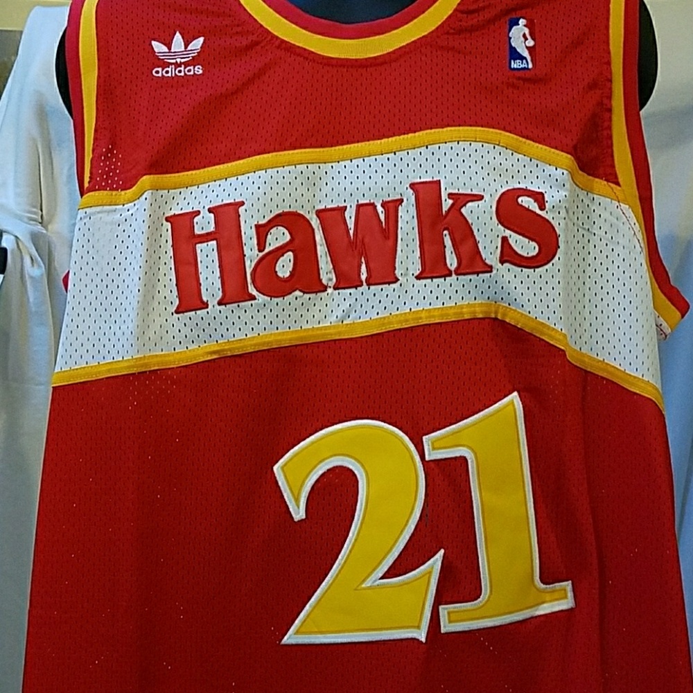 Adidas Dominique Wilkins XL Hawks Jersey